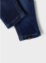 Name it BABY slim fit jeans NBMSILAS dark blue denim Blauw Jongens Stretchkatoen (duurzaam) 74 - Thumbnail 3
