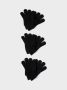 NAME IT KIDS handschoenen set van 3 zwart - Thumbnail 2
