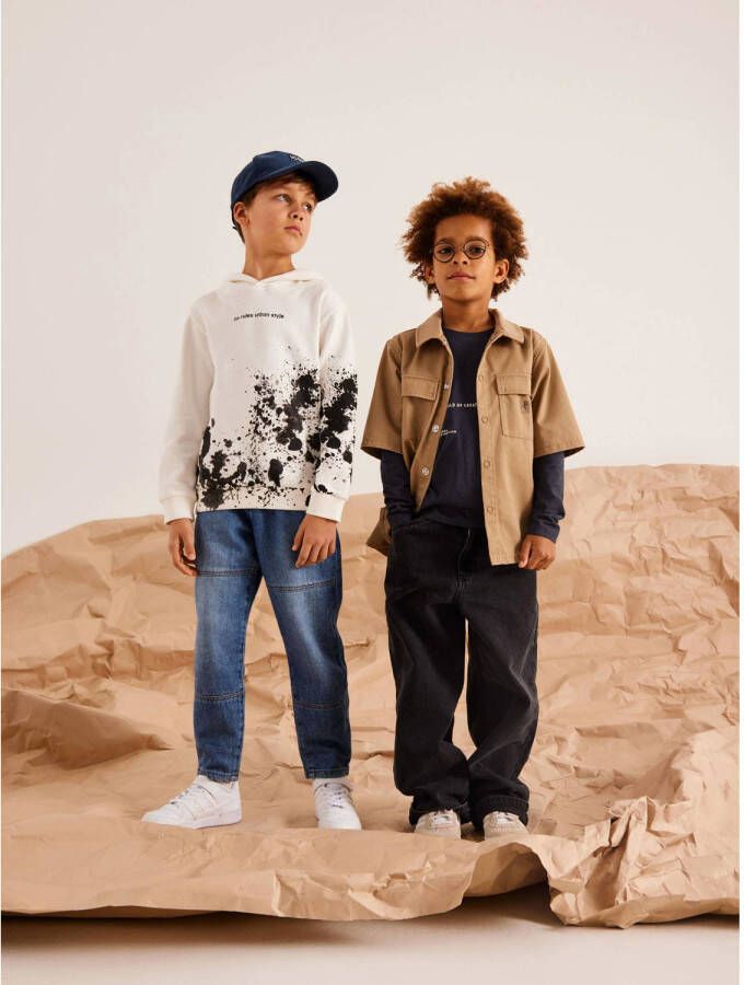 NAME IT KIDS longsleeve NKMNUKS van katoen donkerblauw
