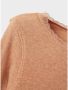 Name it KIDS ribgebreide longsleeve NKFKAB met biologisch katoen camel Bruin Meisjes Katoen (biologisch) Ronde hals 146 152 - Thumbnail 2
