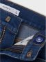 Name it KIDS slim fit jeans NKMSILAS dark blue denim Blauw Jongens Stretchdenim 128 - Thumbnail 2