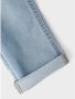 Name it KIDS slim fit jeans NKMTHEO light blue bleached denim Blauw Jongens Stretchdenim 104 - Thumbnail 4