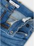 Name it KIDS slim fit jeans NKMTHEO medium blue denim Blauw Jongens Stretchdenim 116 - Thumbnail 5