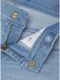 Name it KIDS slim fit jeans short NKFSALLI light denim short Blauw Meisjes Stretchdenim 104 - Thumbnail 4