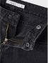 Name it KIDS straight fit jeans NKFROSE met all over print black Zwart Meisjes Katoen 134 - Thumbnail 3