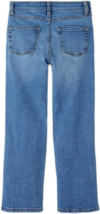 Name it KIDS straight fit jeans NKMRYAN medium blue denim Blauw Jongens Stretchdenim 128