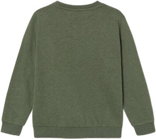NAME IT KIDS sweater NKMVIMO groen