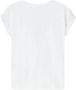 Name it KIDS T-shirt NKFFAMMA met tekst wit Meisjes Katoen Ronde hals Tekst 122 128 - Thumbnail 3