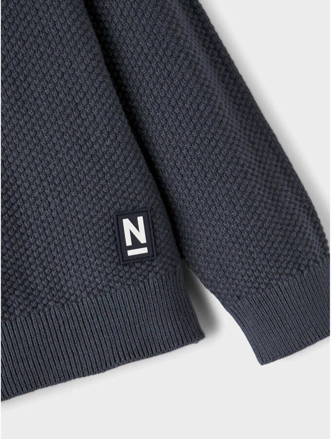 NAME IT KIDS trui NKMORA van katoen donkerblauw