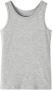 Name it MINI hemd NMFTANK set van 2 grijs melange lichtroze Meisjes Stretchkatoen (duurzaam) Ronde hals 104 - Thumbnail 3