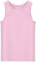 Name it MINI hemd NMFTANK TOP set van 2 grijs melange roze Meisjes Stretchkatoen Ronde hals 110 - Thumbnail 2