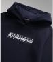 Napapijri hoodie K B-BOX H 1 met logo donkerblauw Sweater Jongens Sweat (duurzaam) Capuchon 176 - Thumbnail 3