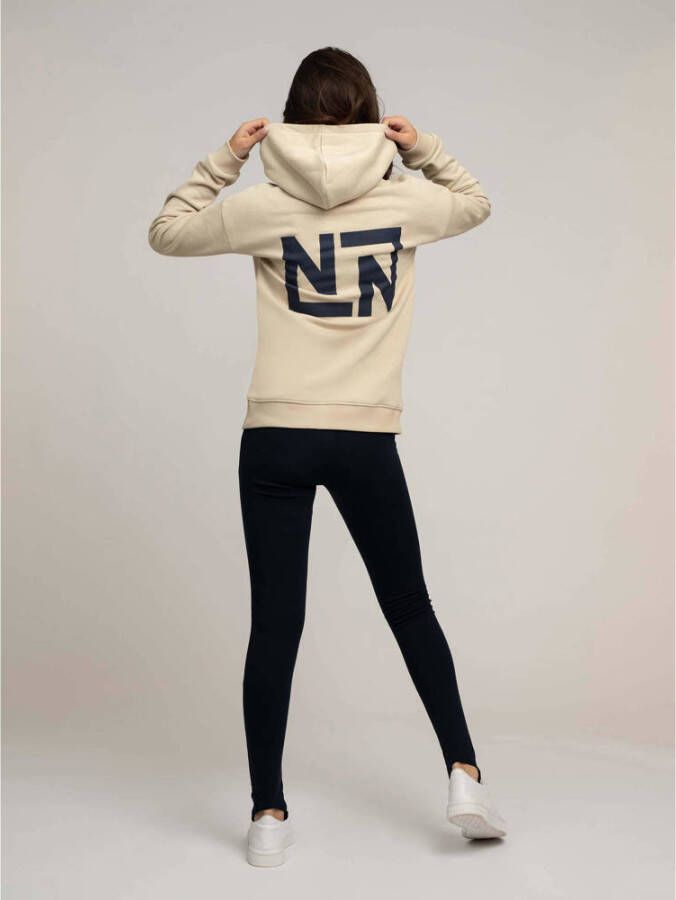 NIK&NIK hoodie Norah met backprint lichtzand