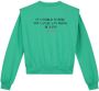 NIK&NIK sweater met backprint frisgroen Meisjes Sweat (duurzaam) Ronde hals 128 - Thumbnail 4