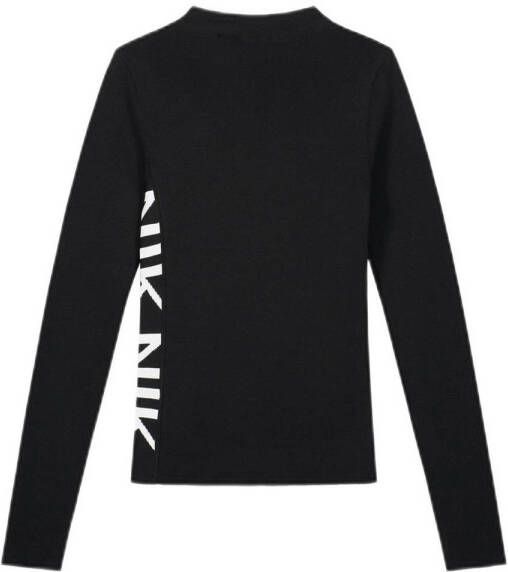 NIK&NIK sweater met tekst zwart