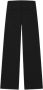 NIK&NIK wide leg broek Krista van gerecycled polyester zwart Effen 140 - Thumbnail 2