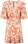 Nikkie Jurk Rosinda Flower N 5-151 2304 Cream Sun Orange Oranje Dames - Thumbnail 3