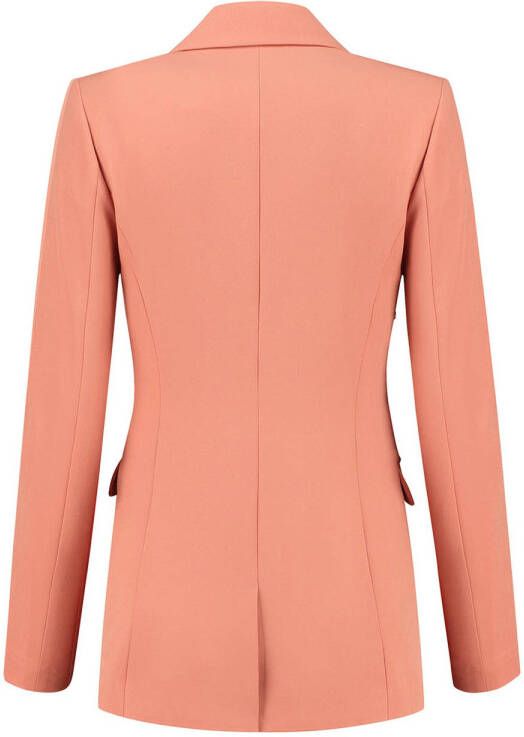 NIKKIE getailleerde blazer Famke oranje