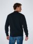 No Excess Sweater full zipper double layer ja ink Blauw Heren - Thumbnail 4