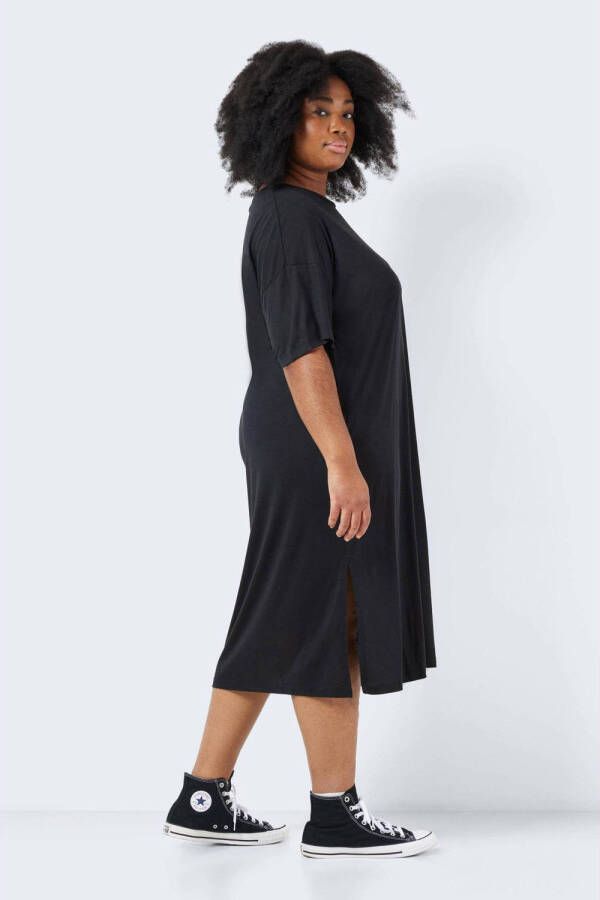 NOISY MAY Curve T-shirtjurk NMMAYDEN zwart
