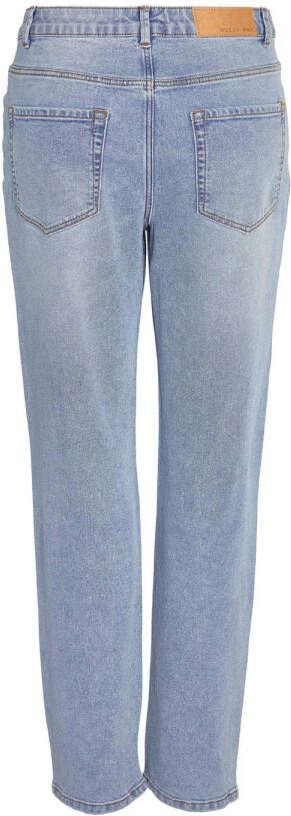 NOISY MAY high waist straight fit jeans NMGUTHIE light blue denim - Foto 2