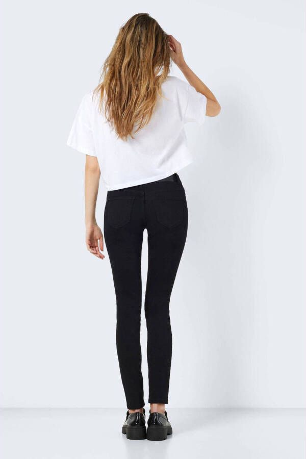 NOISY MAY low waist skinny jeans NMALLIE zwart - Foto 3