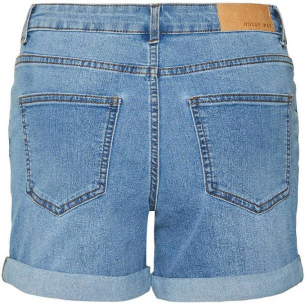 NOISY MAY regular fit jeans short NMBE light blue