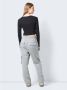 Noisy May Kort shirt met lange mouwen en ronde hals model 'MAYA' - Thumbnail 2