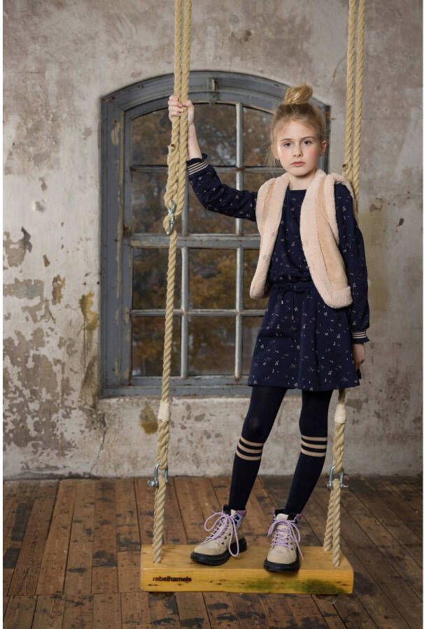 NONO maillot Rachel donkerblauw ecru
