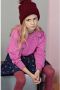 NONO Meisjes Truien & Vesten N208-5302 Roze - Thumbnail 5
