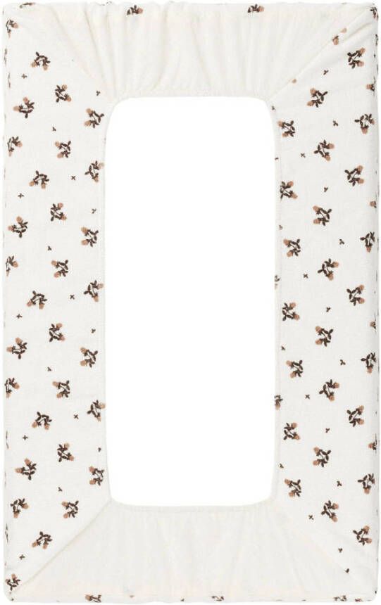 Noppies Baby Comfort Blooming clover terry aankleedkussenhoes 49x75 cm Jet Stream
