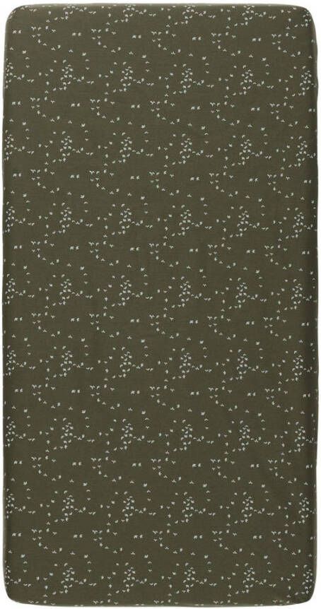 Noppies Baby Comfort Baby Comfort katoen Botanical poplin hoeslaken wieg 40x80 cm Beetle