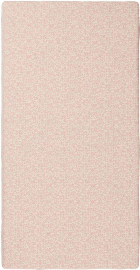 Noppies Baby Comfort Botanical poplin ledikant hoeslaken Misty Rose
