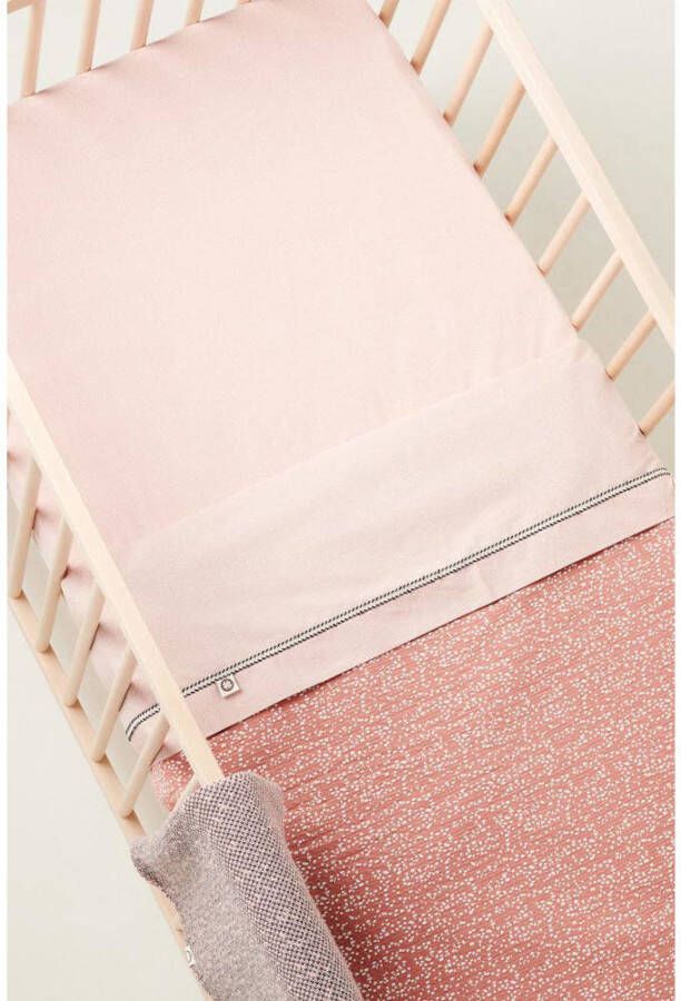 Noppies Baby Comfort Tiny Dot poplin wieglaken Misty Rose