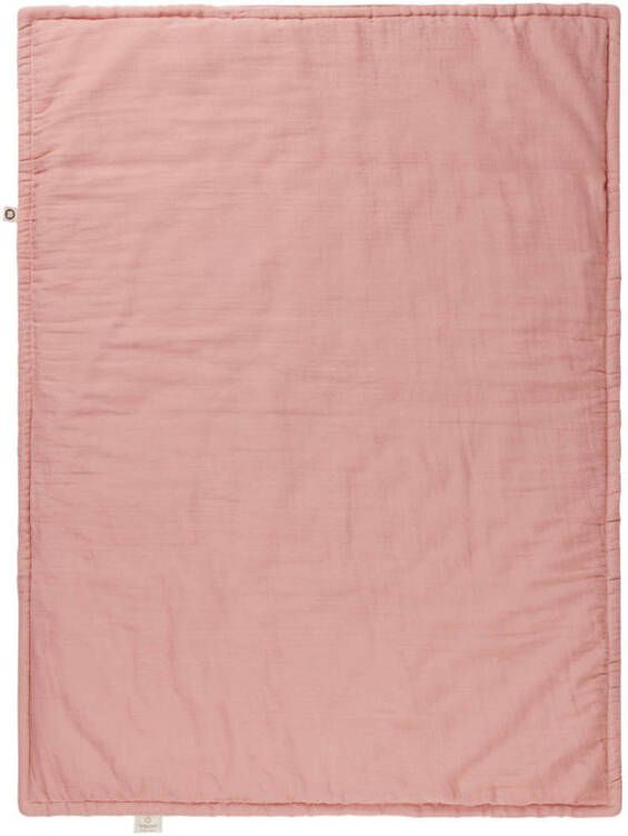 Noppies Baby Comfort padded reversible baby wiegdeken 75x100 cm Misty Rose