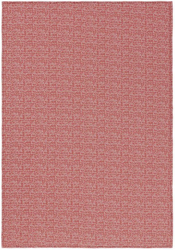 Noppies Baby Comfort Teddy Fancy Dot jersey reversible baby ledikantdeken 100x140 cm Brick Dust