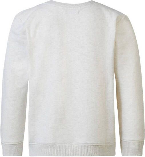Noppies sweater Weston met printopdruk grijs