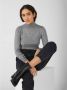 OBJECT Dames Truien & Vesten Objthess L s Rollneck Knit Pullover Grijs - Thumbnail 4