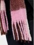 OBJECT geruite sjaal OBJMITTA bruin roze ecru - Thumbnail 2
