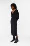 OBJECT jurk OBJSHILA van gerecycled polyester zwart - Thumbnail 3
