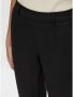 OBJECT slim fit pantalon OBJLISA van gerecycled polyester zwart - Thumbnail 3
