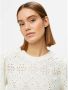 OBJECT top OBJFEODORA van gerecycled polyester wit - Thumbnail 7