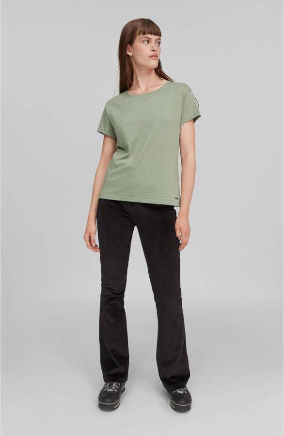 O'Neill corduroy high waist bootcut broek zwart