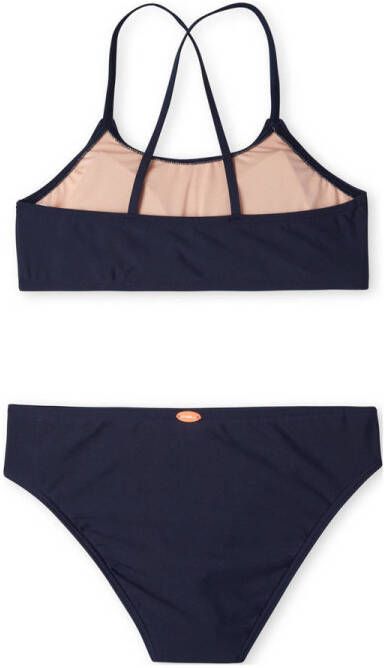 O'Neill crop bikini Essentials donkerblauw roze