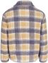 O'Neill geruite teddy fleece jacket van gerecycled polyester beige grijs - Thumbnail 2