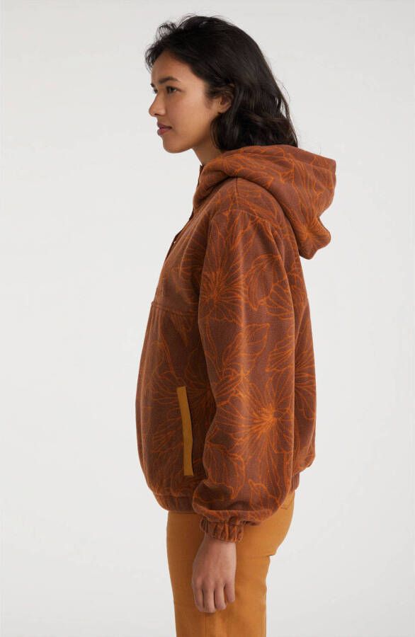 O'Neill hoodie met all over print bruin - Foto 2