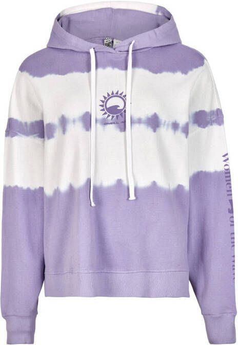 O'Neill tie-dye hoodie paars wit