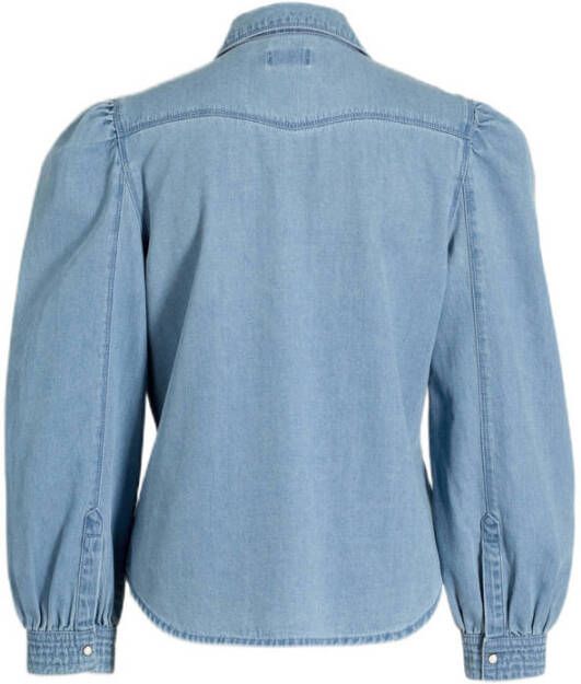 ONLY denim blouse ONLMALLORY light blue denim