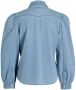 Only Mallory life ls dnm shirt qyt light blue denim Blauw Dames - Thumbnail 3