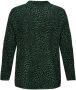 ONLY CARMAKOMA blouse CARLUX CELI met all over print groen zwart - Thumbnail 2